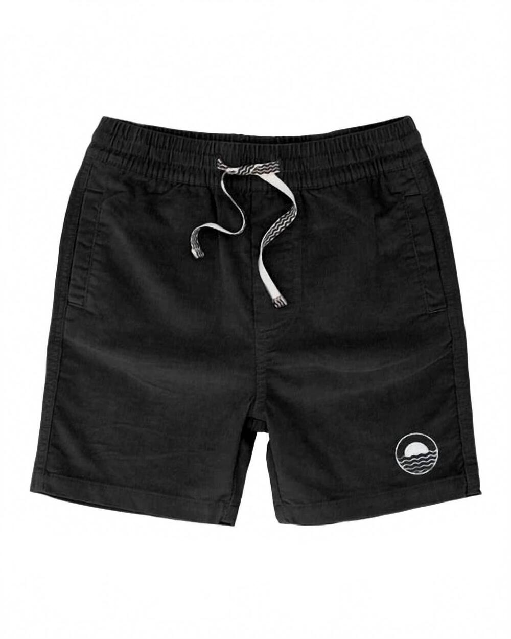 NEW FEATHER 4 ARROW kids' line up shorts in black